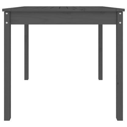 Tavolo da Giardino Grigio 82,5x82,5x76 cm Legno Massello Pino - homemem39