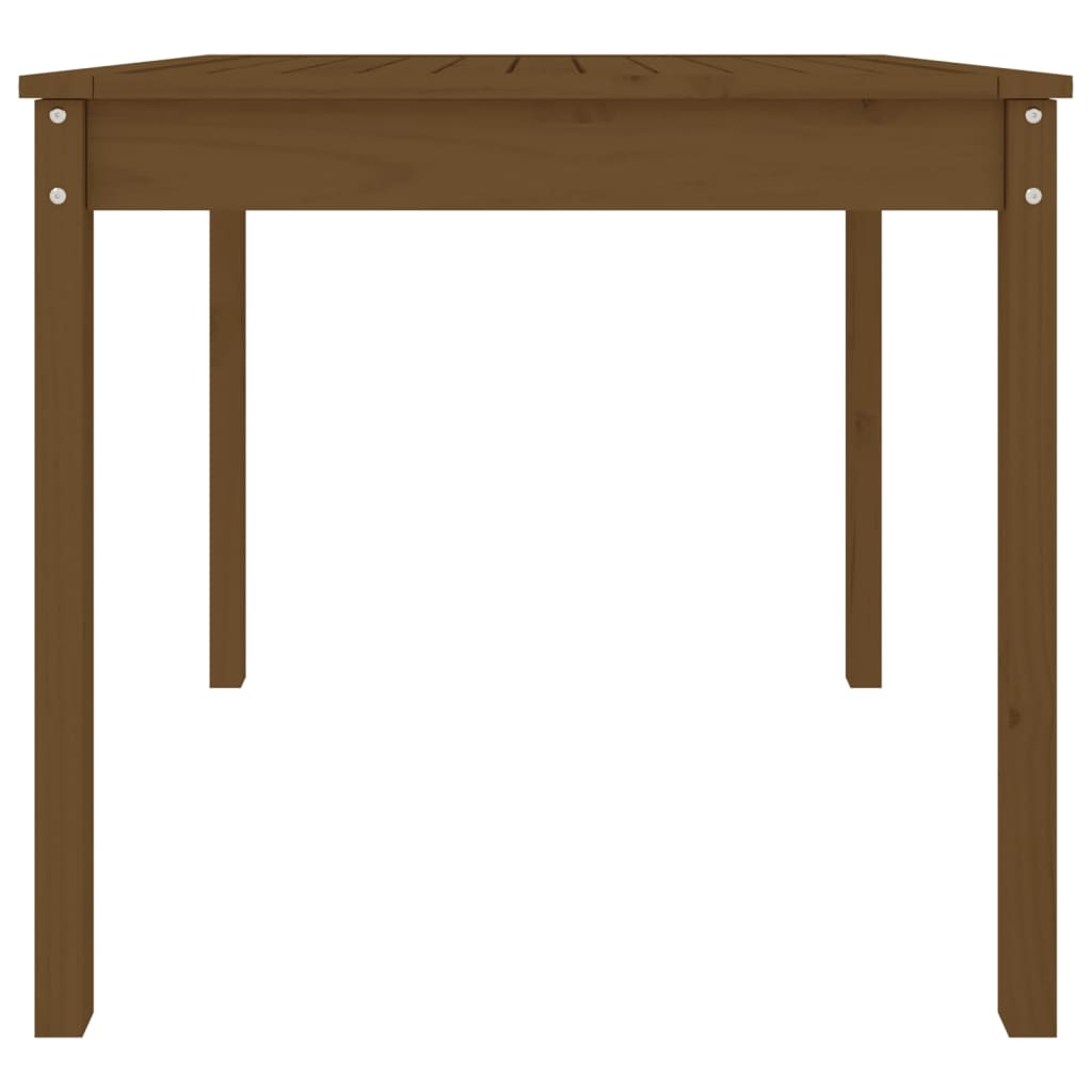 Tavolo da Giardino Ambra 82,5x82,5x76 cm Legno Massello di Pino - homemem39