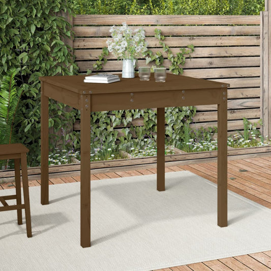 Tavolo da Giardino Ambra 82,5x82,5x76 cm Legno Massello di Pino - homemem39