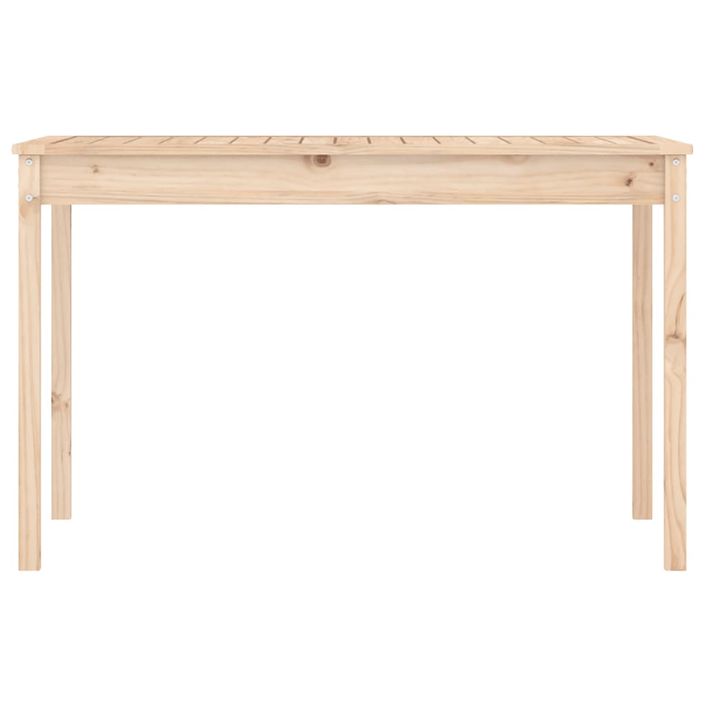 Tavolo da Giardino 121x82,5x76 cm in Legno Massello di Pino - homemem39
