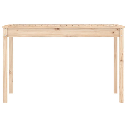 Tavolo da Giardino 121x82,5x76 cm in Legno Massello di Pino - homemem39