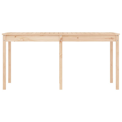 Tavolo da Giardino 159,5x82,5x76 cm in Legno Massello di Pino - homemem39