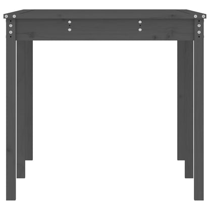 Tavolo da Giardino Grigio 159,5x82,5x76 cm Legno Massello Pino