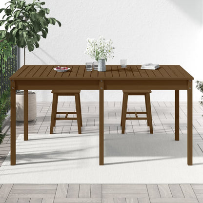 Tavolo da Giardino Ambra 159,5x82,5x76cm Legno Massello di Pino - homemem39