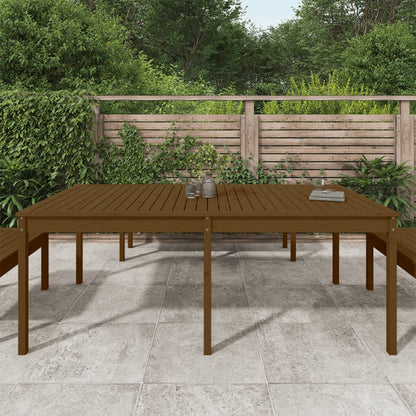 Tavolo da Giardino Ambra 203,5x100x76cm Legno Massello di Pino - homemem39