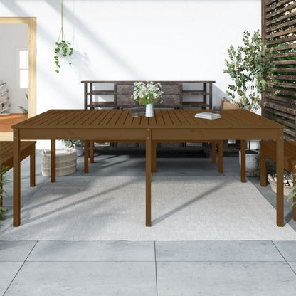 Tavolo da Giardino Ambra 203,5x100x76cm Legno Massello di Pino - homemem39