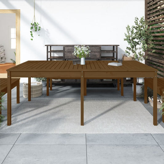 Tavolo da Giardino Ambra 203,5x100x76cm Legno Massello di Pino - homemem39