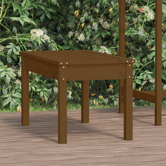 Panca da Giardino Ambra 80x44x45 cm Legno Massello di Pino - homemem39