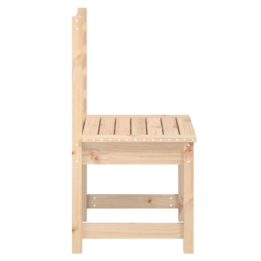 Sedie da Giardino 2pz 50x48x91,5 cm Legno Massello di Pino - homemem39
