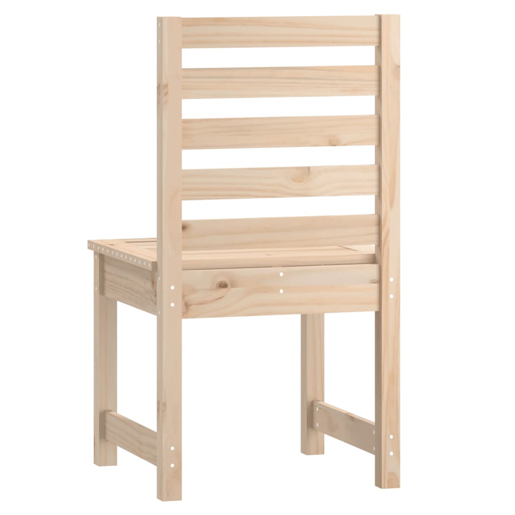 Sedie da Giardino 2pz 50x48x91,5 cm Legno Massello di Pino - homemem39