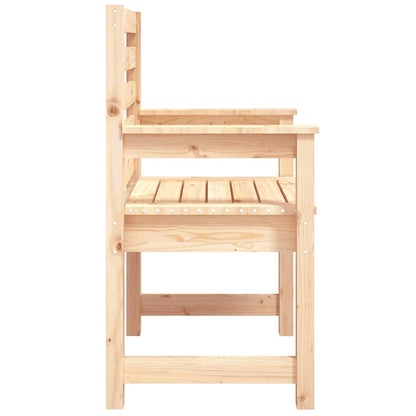 Sedie da Giardino 2pz 60x48x91 cm Legno Massello di Pino - homemem39