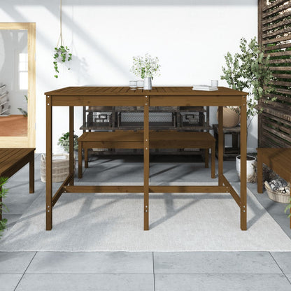 Tavolo da Giardino Ambra 159,5x82,5x110cm Legno Massello Pino - homemem39