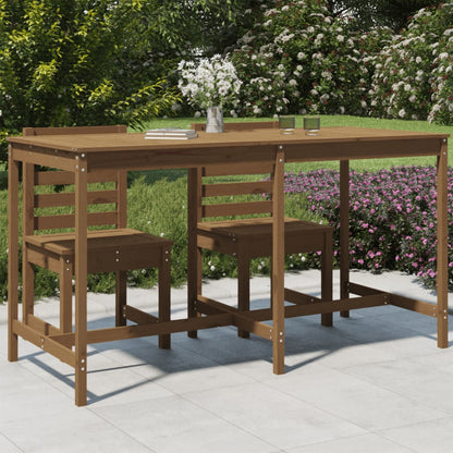 Tavolo da Giardino Ambra 203,5x90x110cm Legno Massello di Pino - homemem39