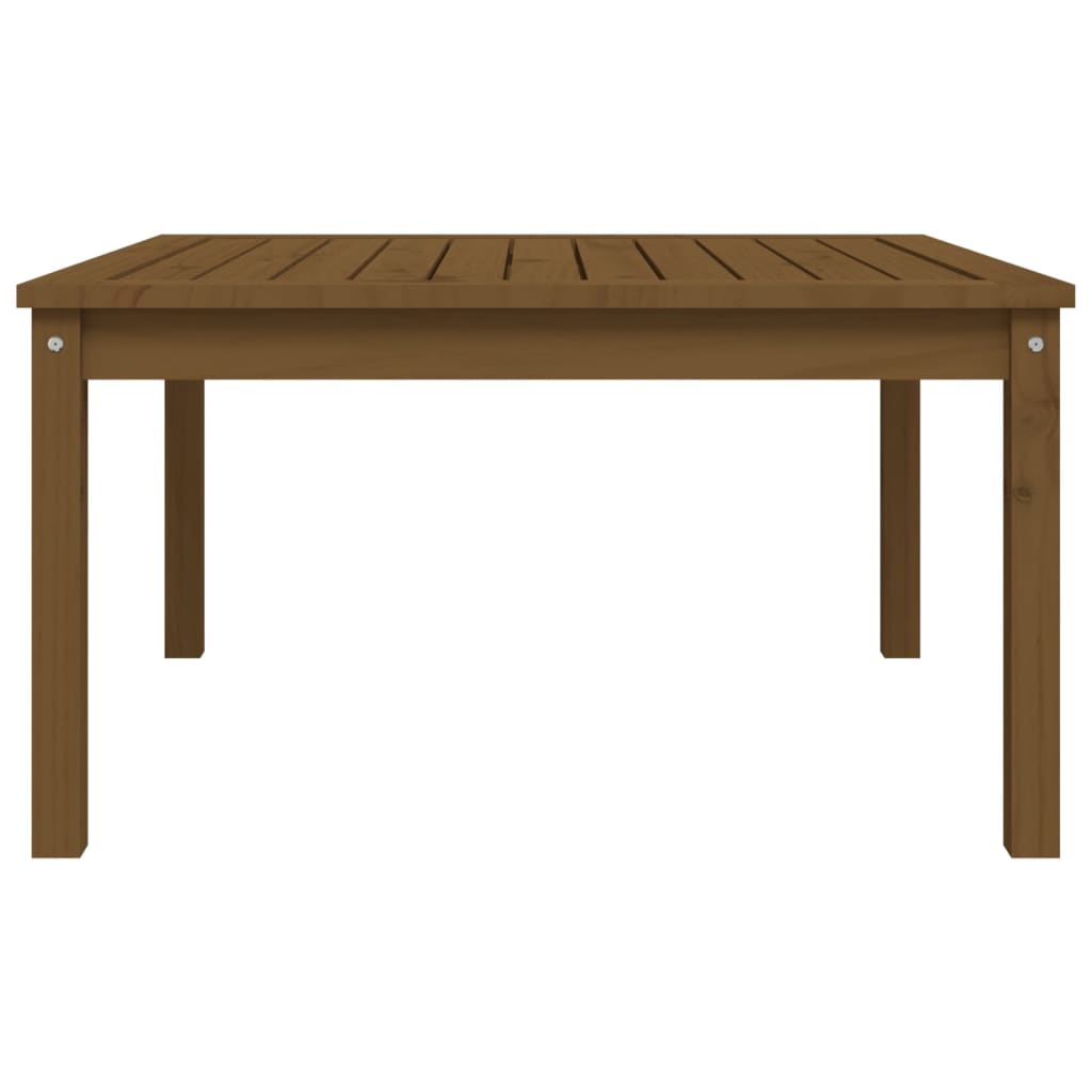 Tavolo da Giardino Ambra 82,5x82,5x45 cm Legno Massello di Pino - homemem39