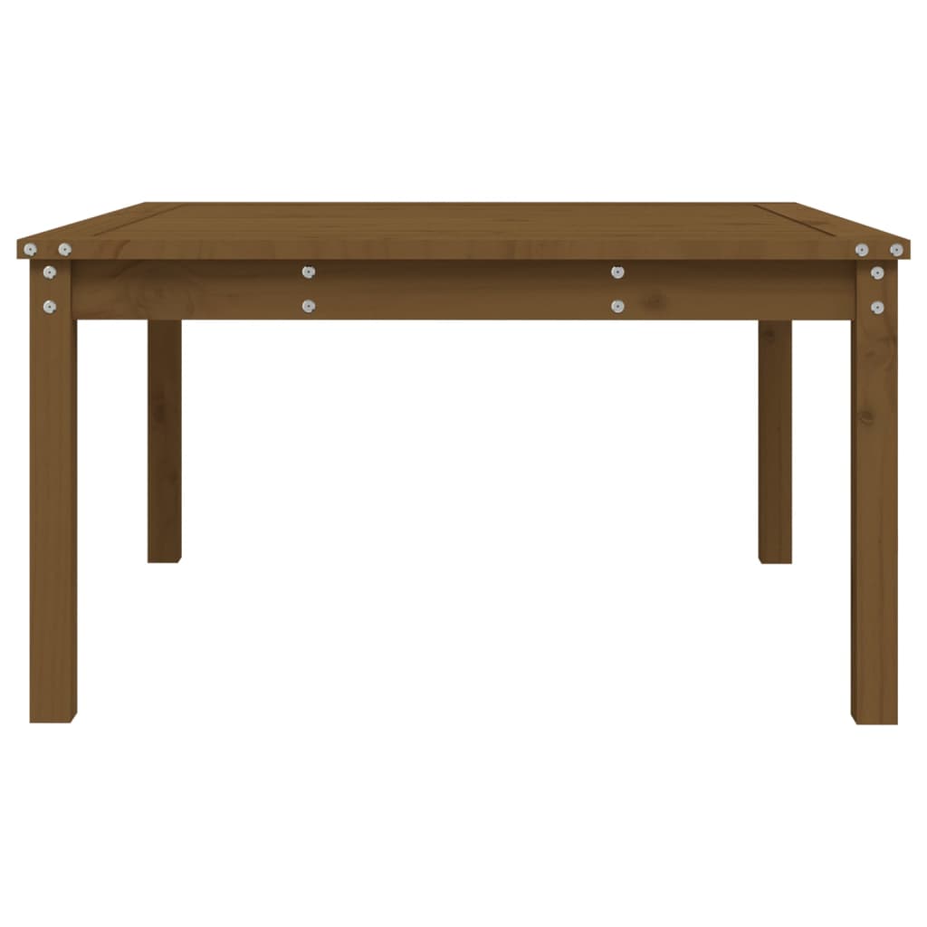 Tavolo da Giardino Ambra 82,5x82,5x45 cm Legno Massello di Pino - homemem39