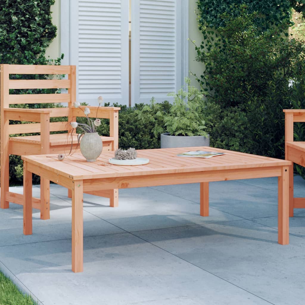 Tavolo da Giardino 121x82,5x45 cm in Legno Massello di Douglas | homemem39