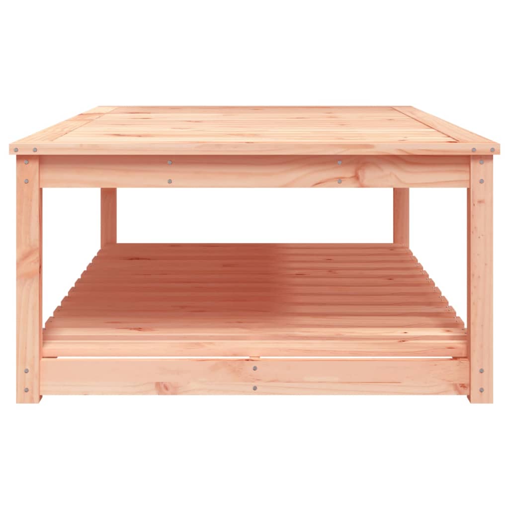Tavolo da Giardino 121x82,5x45 cm in Legno Massello di Douglas