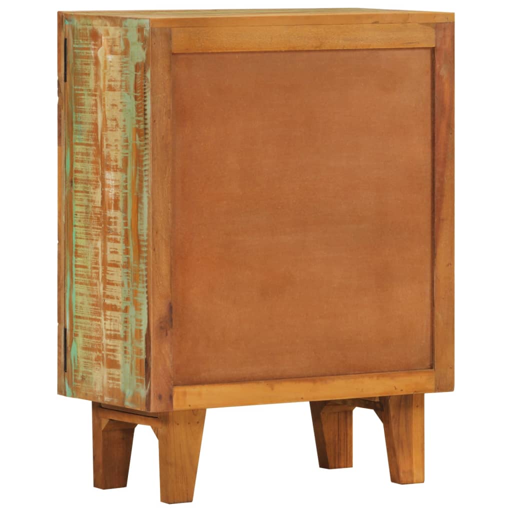 Credenza Intagliata a Mano 55x30x75 cm Legno Massello Recupero