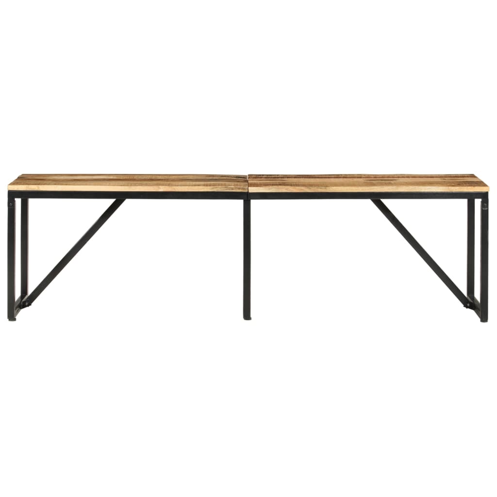 Panca 160x35x46 cm in Legno Massello di Mango | homemem39