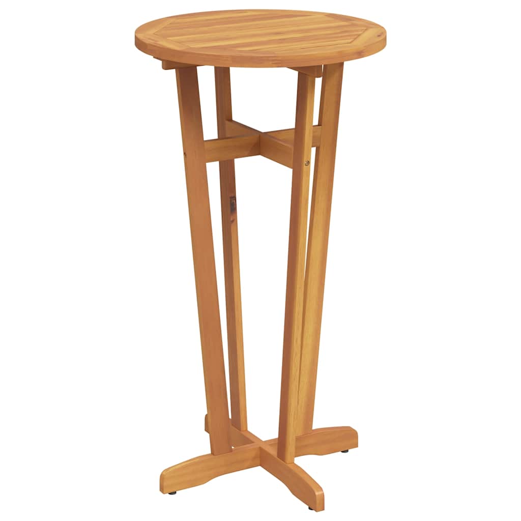 Tavolo da Bar da Giardino Ø60x105 cm Legno Massello di Acacia - homemem39