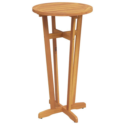 Tavolo da Bar da Giardino Ø60x105 cm Legno Massello di Acacia - homemem39