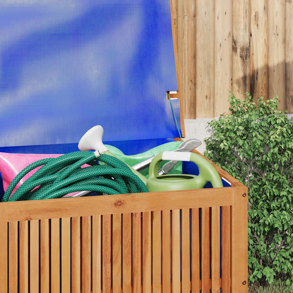 Contenitore da Giardino 75x75x58 cm in Legno Massello di Acacia - homemem39