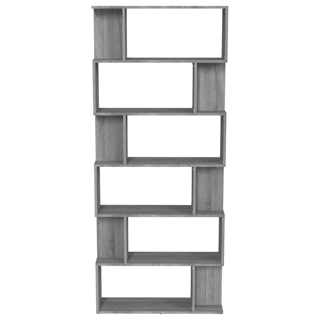 Libreria/Divisorio Grigio Sonoma 80x24x192 cm Legno Ingegnerizzato | homemem39