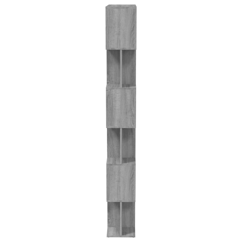 Libreria/Divisorio Grigio Sonoma 80x24x192 cm Legno Ingegnerizzato