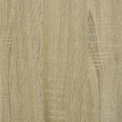 Scrivania Mensole Rovere Sonoma 102x45x148 cm Legno Multistrato