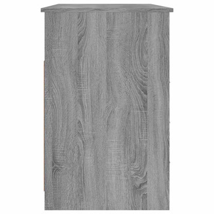 Scrivania Cassetti Grigio Sonoma 102x50x76 cm Legno Ingegnerizzato