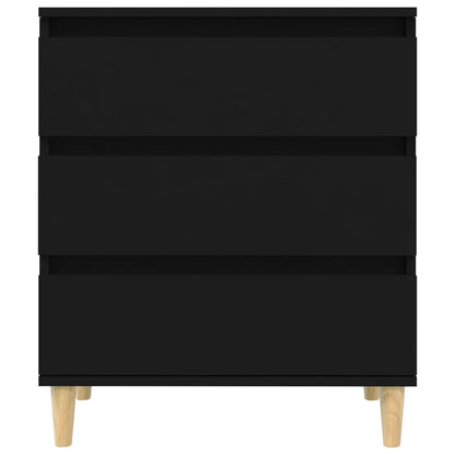 Credenza Nero 60x35x70 cm in Legno Multistrato - homemem39