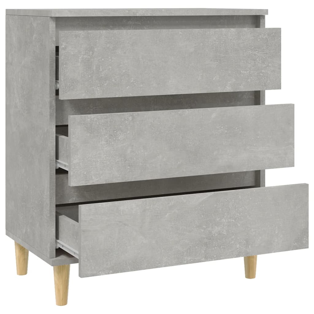 Credenza Grigio Cemento 60x35x70 cm in Legno Multistrato - homemem39