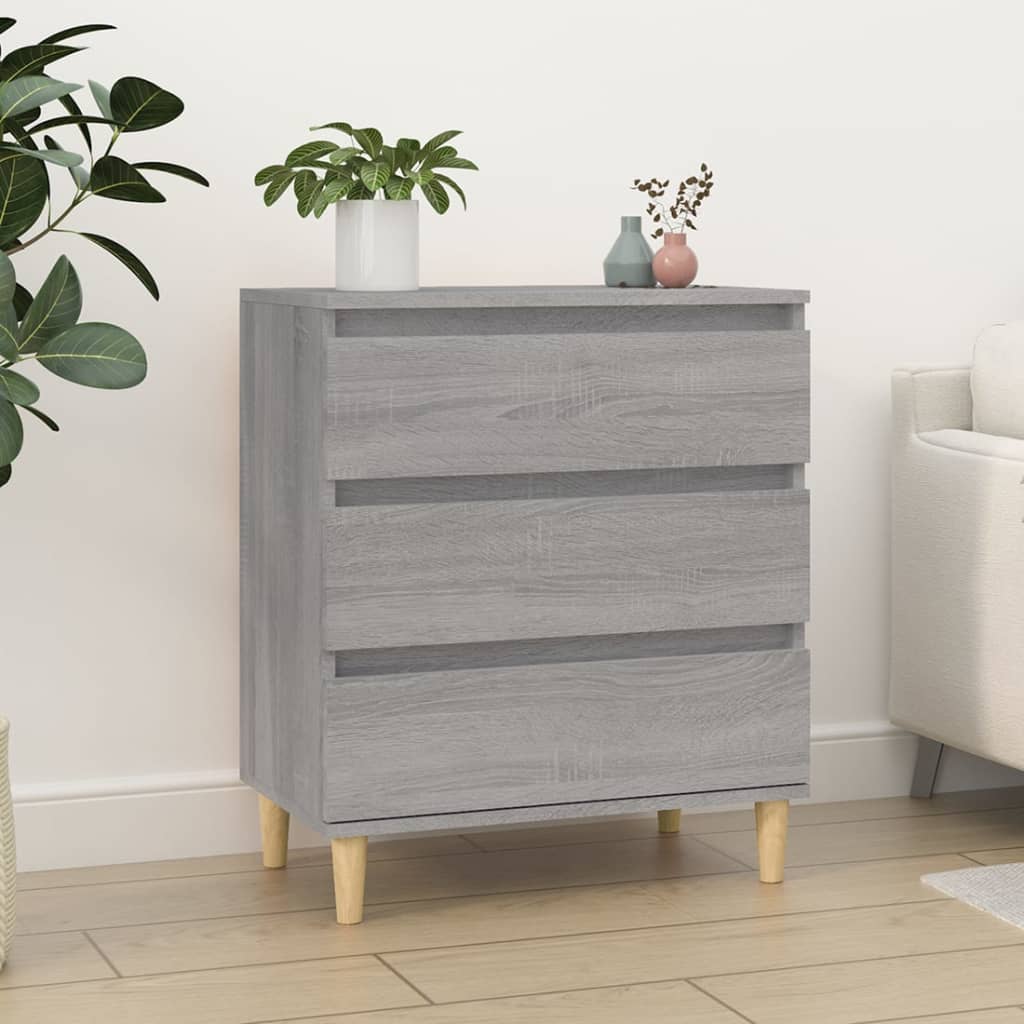 Credenza Grigio Sonoma 60x35x70 cm in Legno Multistrato - homemem39