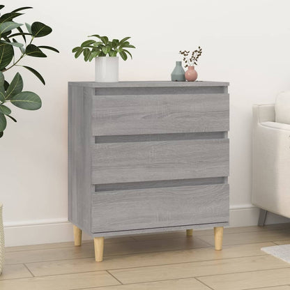 Credenza Grigio Sonoma 60x35x70 cm in Legno Multistrato - homemem39