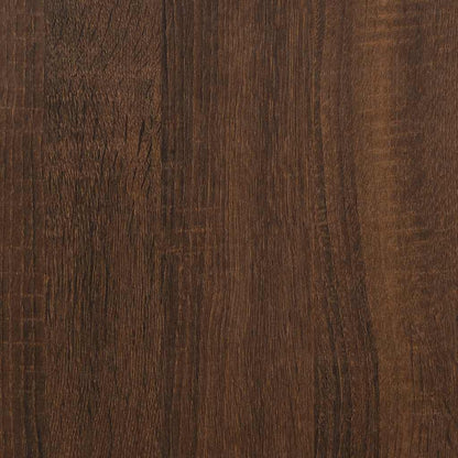Credenza Rovere Marrone 60x35x70 cm in Legno Multistrato