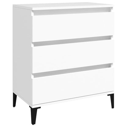 Credenza Bianca 60x35x70 cm in Legno Multistrato