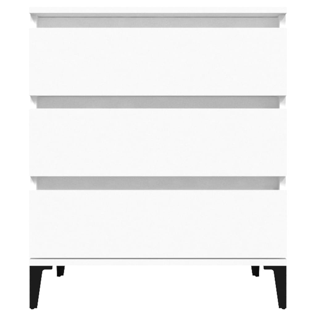 Credenza Bianca 60x35x70 cm in Legno Multistrato - homemem39