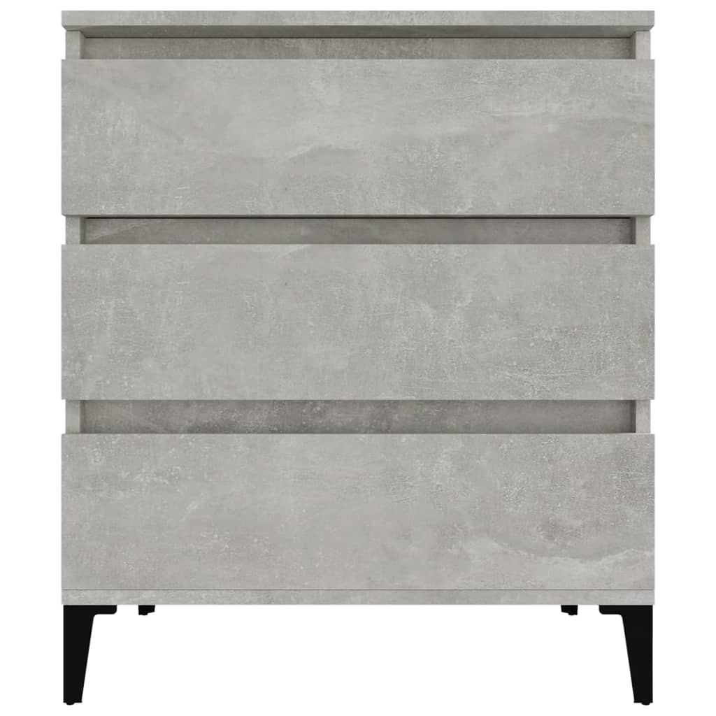 Credenza Grigio Cemento 60x35x70 cm in Legno Multistrato