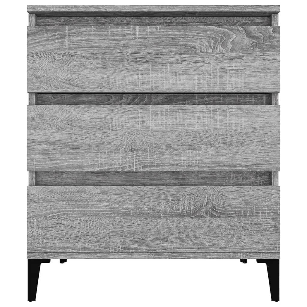 Credenza Grigio Sonoma 60x35x70 cm in Legno Multistrato