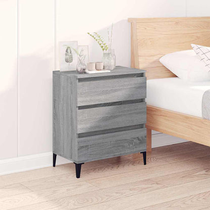 Credenza Grigio Sonoma 60x35x70 cm in Legno Multistrato