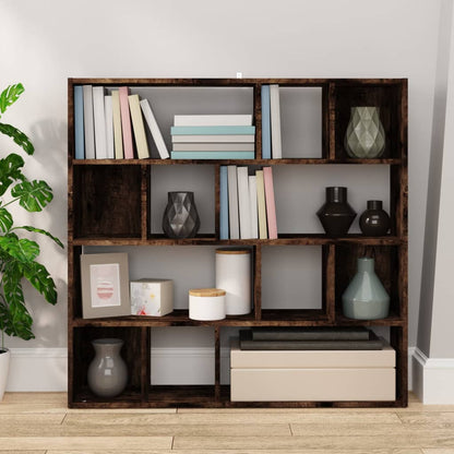Libreria/Divisorio Rovere Fumo 105x24x102 cm | homemem39