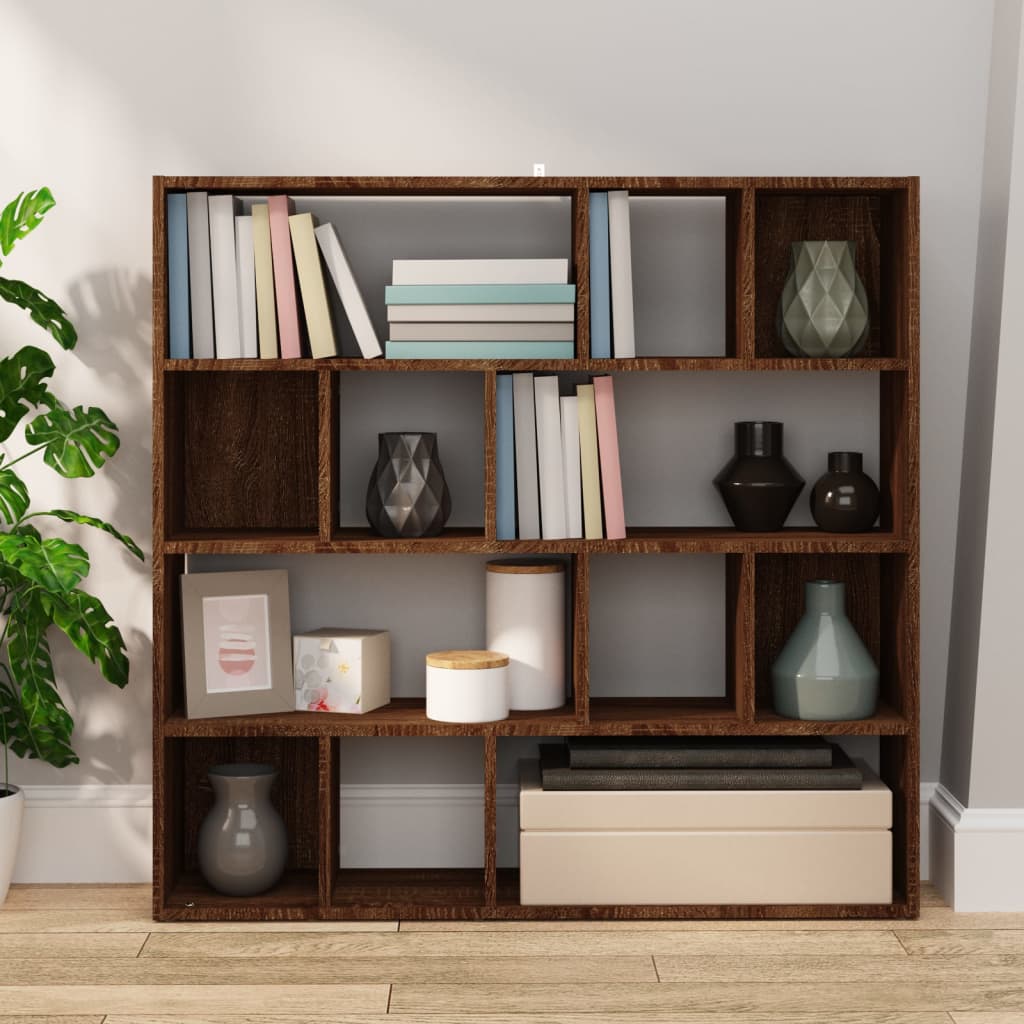 Libreria/Divisorio Rovere Marrone 105x24x102 cm | homemem39