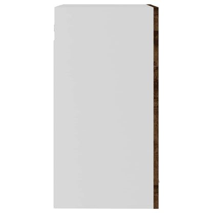 Mobile Pensile “Lyon” Vetro Rovere Fumo 40x31x60 cm | homemem39