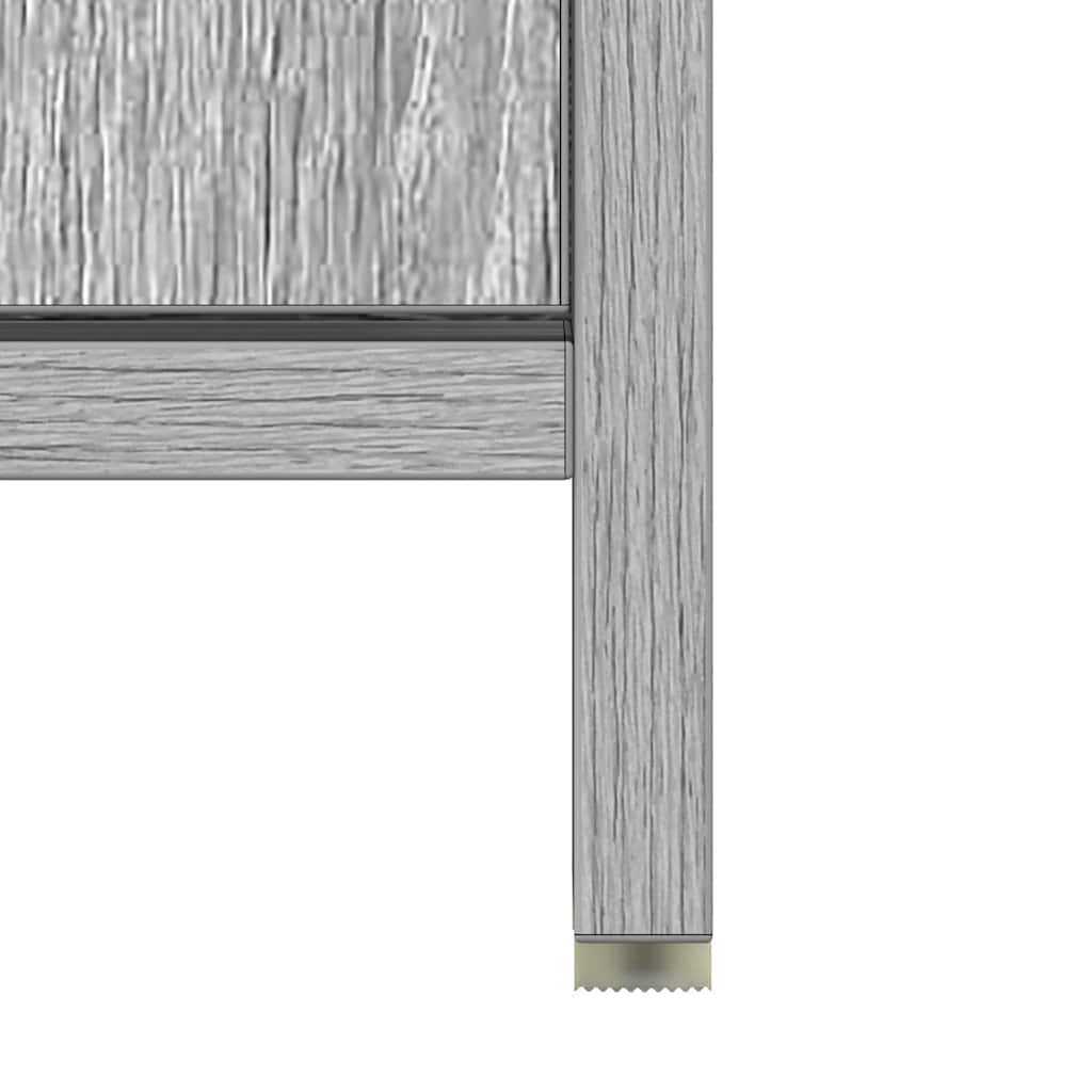 Armadietto Bagno Grigio Sonoma 60x33x60 cm in Legno Multistrato