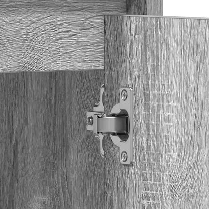Armadietto Bagno Grigio Sonoma 60x33x60 cm in Legno Multistrato
