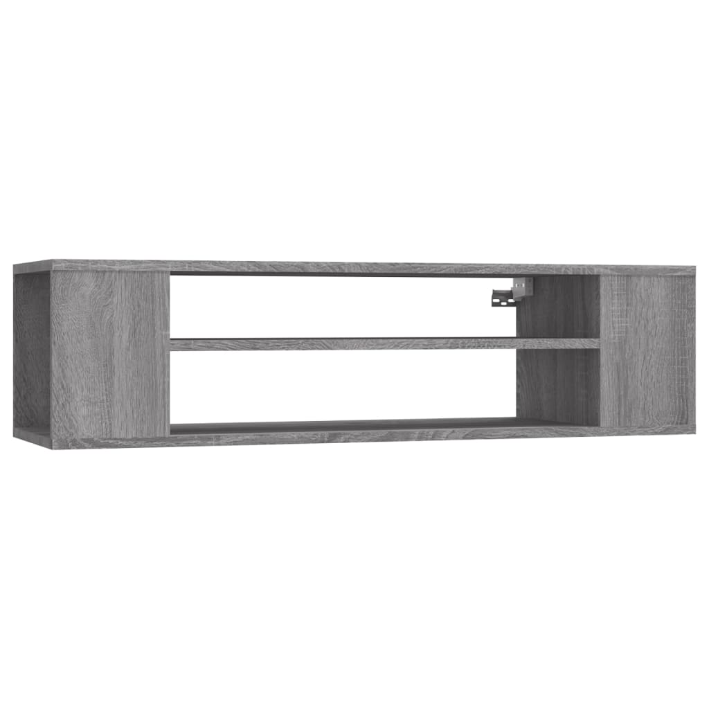 Pensile Porta TV Grigio Sonoma 100x30x26,5 cm Legno Multistrato - homemem39