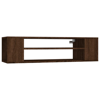 Pensile Porta TV Rovere Marrone 100x30x26,5cm Legno Multistrato - homemem39