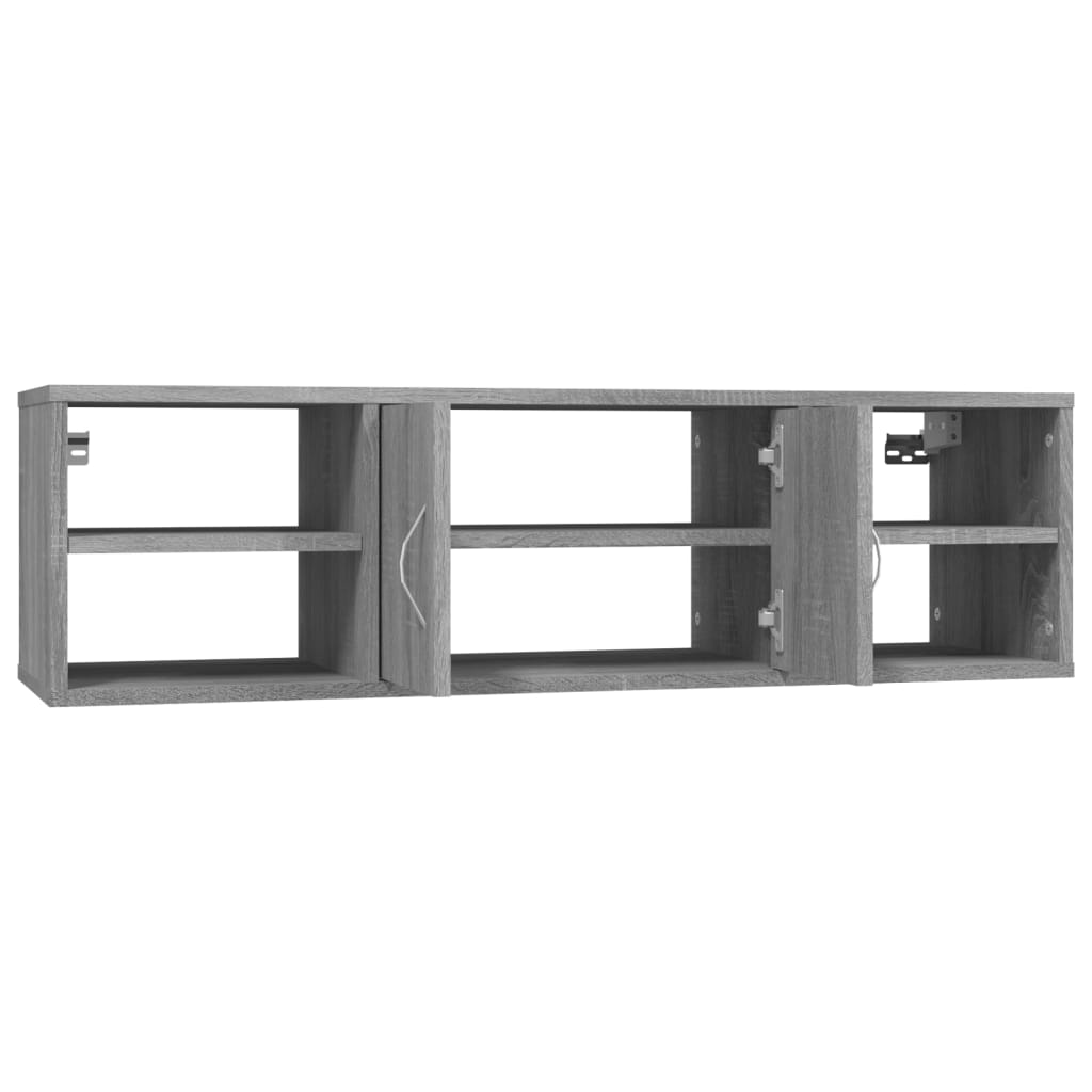 Mensola a Muro Grigio Sonoma 102x30x29 cm Legno Multistrato | homemem39