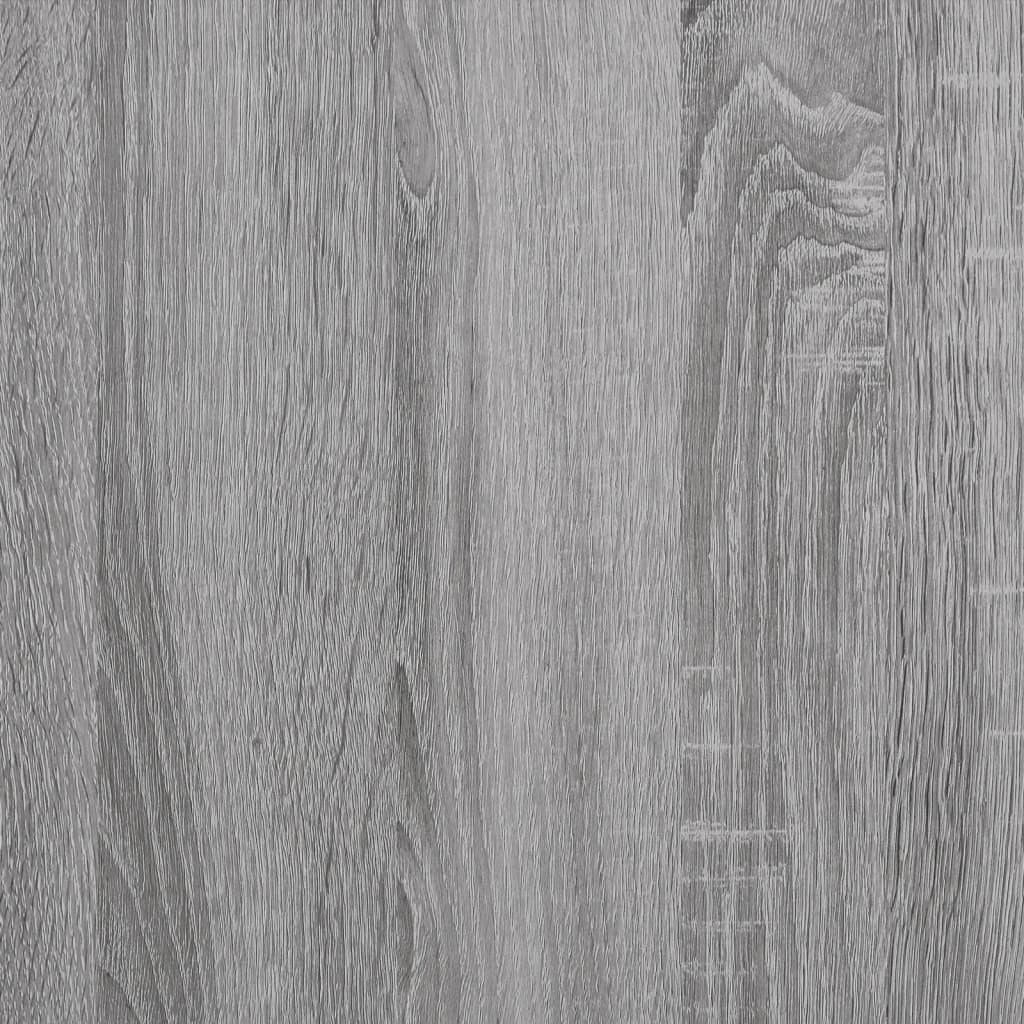 Mensola a Muro Grigio Sonoma 102x30x29 cm Legno Multistrato