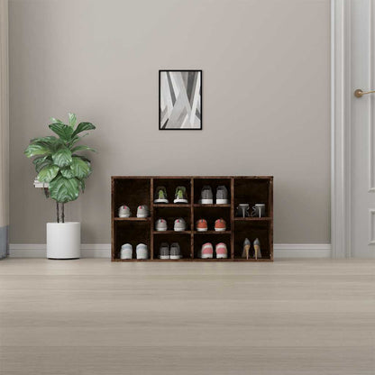 Scarpiera Rovere Fumo 103x30x55 cm in Legno Multistrato - homemem39